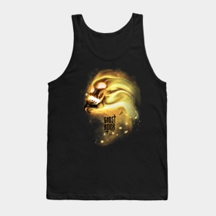 Ghost Rider/ scull in a fire! Tank Top